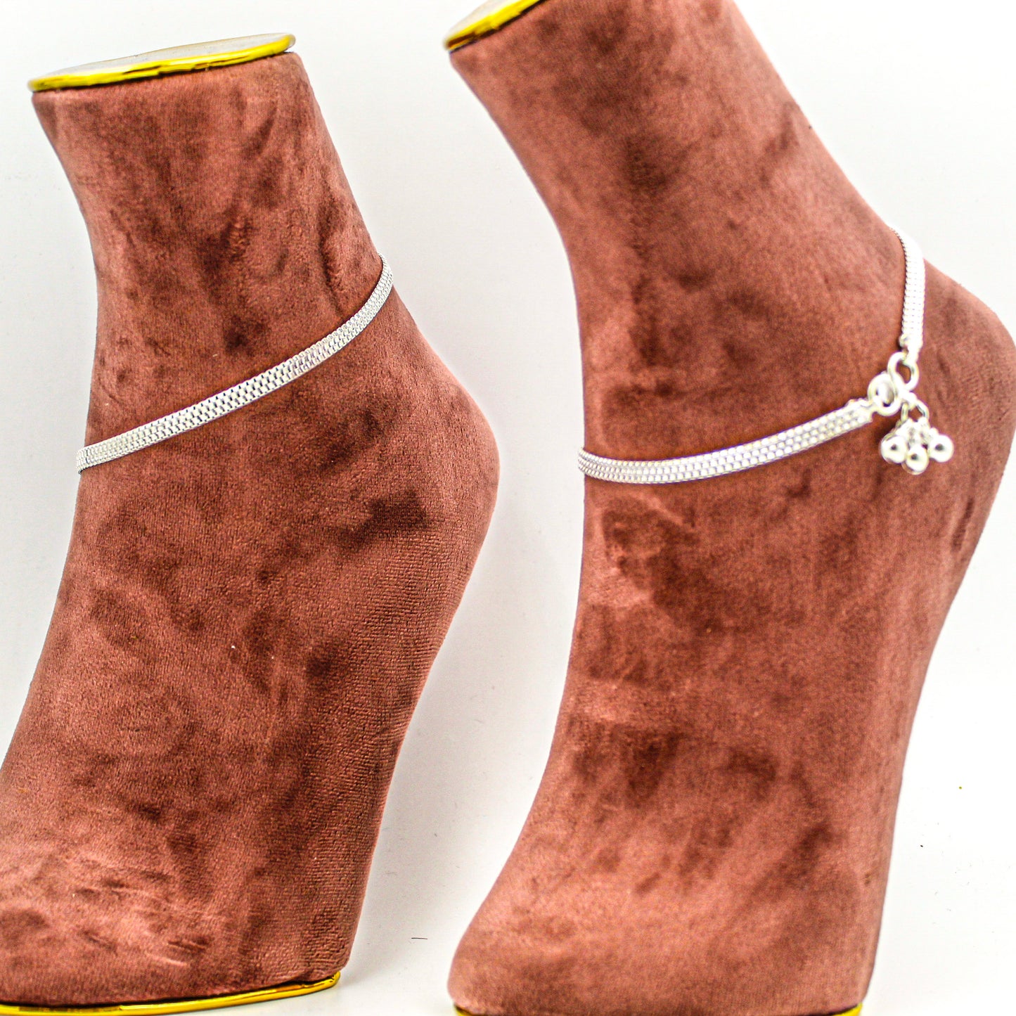 Silver Anklet for Women – Minimalist Payal, Everyday Foot Accessory