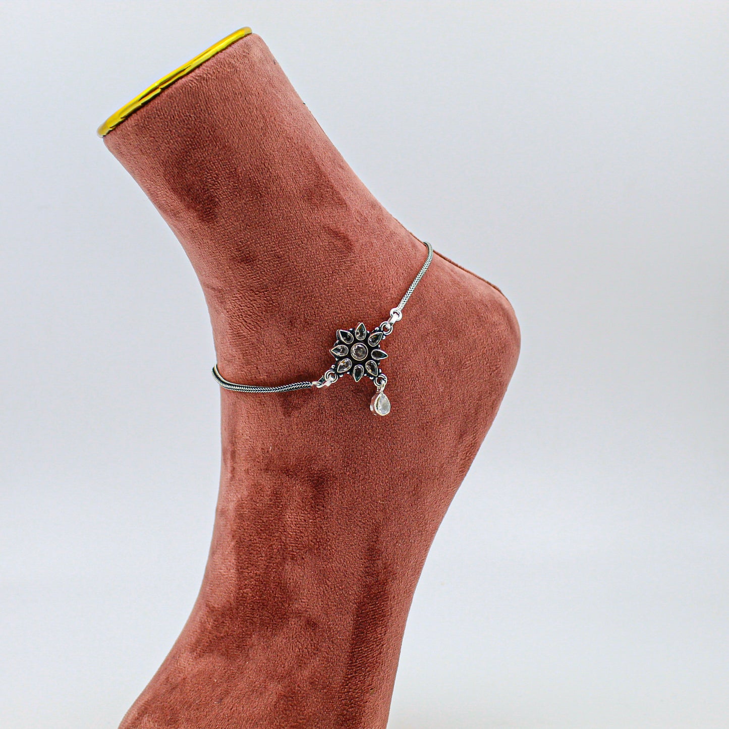 Silver Anklet for Women – Minimalist Payal, Everyday Foot Accessory