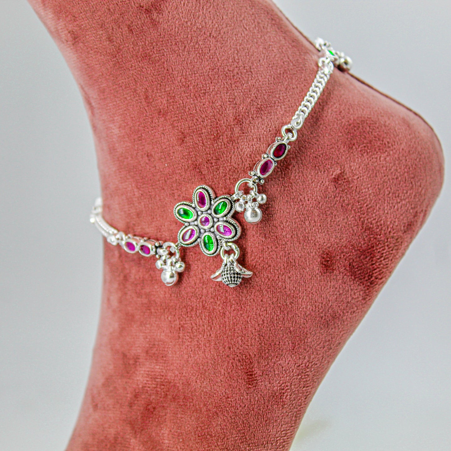 Silver Anklet for Women – Minimalist Payal, Everyday Foot Accessory